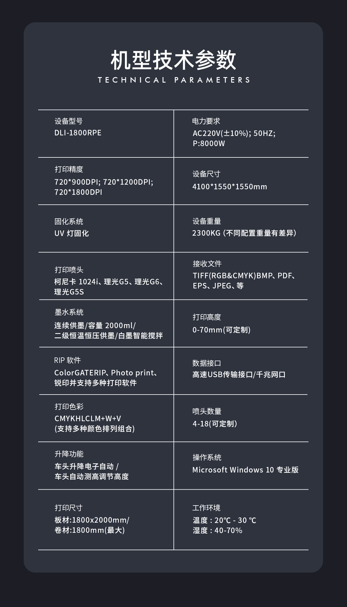 DLI-1800 网带机